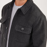 Oversized Wool Jacket Shirt