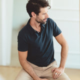 Jersey Suede Polo
