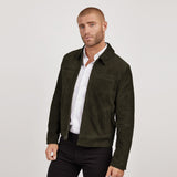 Suede Trucker Jacket
