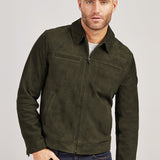 Suede Trucker Jacket