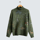 Sofie | Forest Turtleneck